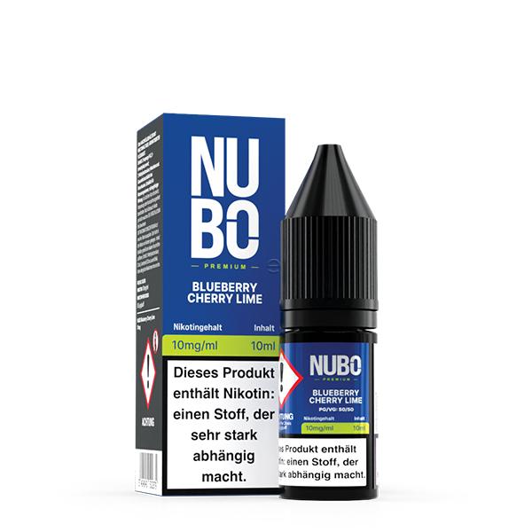 NUBO Blueberry Cherry Lime Nikotinsalz Liquid 10 ml