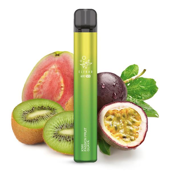 Elfbar 600 V2 CP Einweg E-Zigarette - Kiwi Passion Fruit Guava