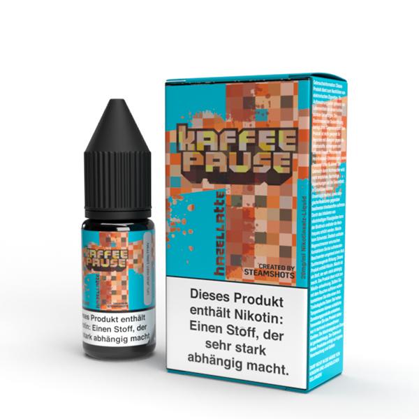 KAFFEEPAUSE by Steamshots Hazellatte Nikotinsalz Liquid 10ml