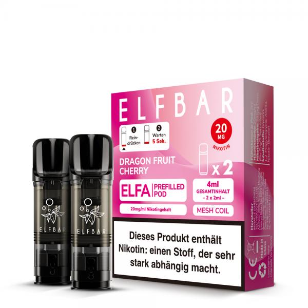 2x Elfbar ELFA Pod - Dragon Fruit Cherry