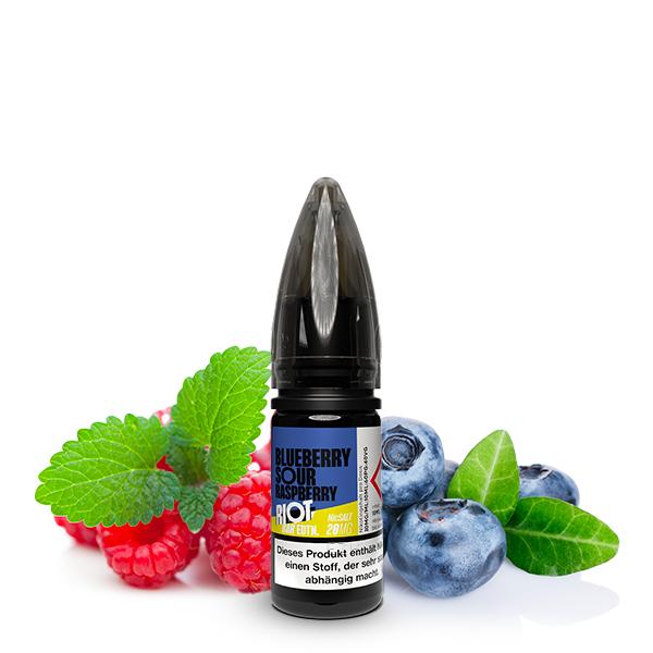 RIOT SQUAD BAR EDITION Blueberry Sour Raspberry Nikotinsalz Liquid 10 ml