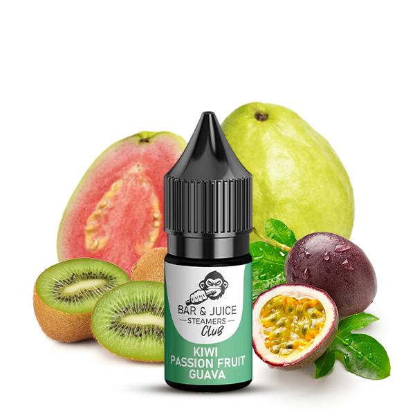 STEAMERS CLUB Kiwi Passionsfrucht Guave Nikotinsalz Liquid 10ml