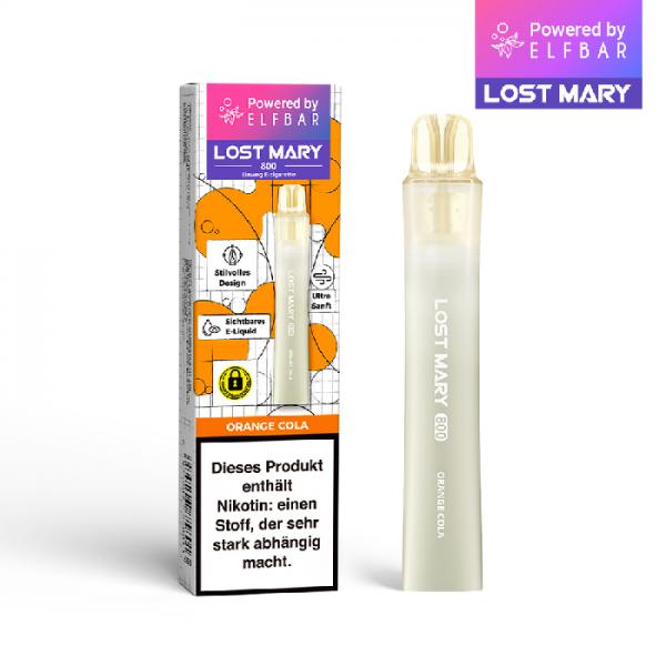 Lost Mary 800 Einweg E-Zigarette - Orange Cola