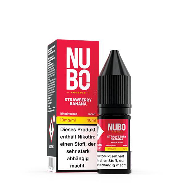 NUBO Strawberry Banana Nikotinsalz Liquid 10 ml