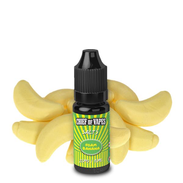 CHIEF OF VAPES Foam Banana Nikotinsalz Liquid 10ml