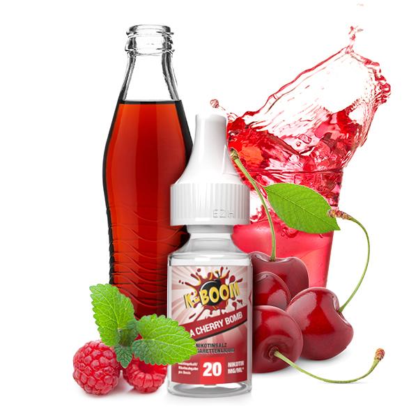 K-BOOM Cola Cherry Bomb Nikotinsalz Liquid 10 ml