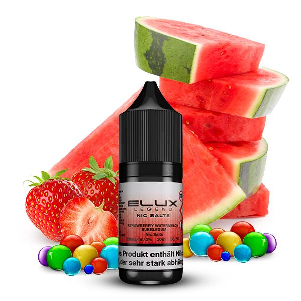 ELUX Strawberry Watermelon Bubblegum Nikotinsalz Liquid 10 ml