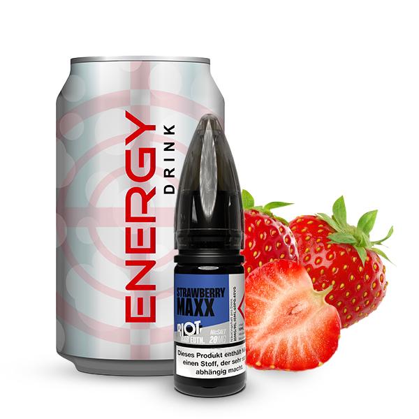 RIOT SQUAD BAR EDITION Strawberry Energy Nikotinsalz Liquid 10 ml