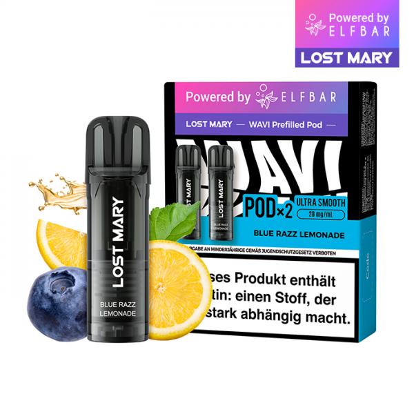 2x Lost Mary Wavi Pod - Blue Razz Lemonade