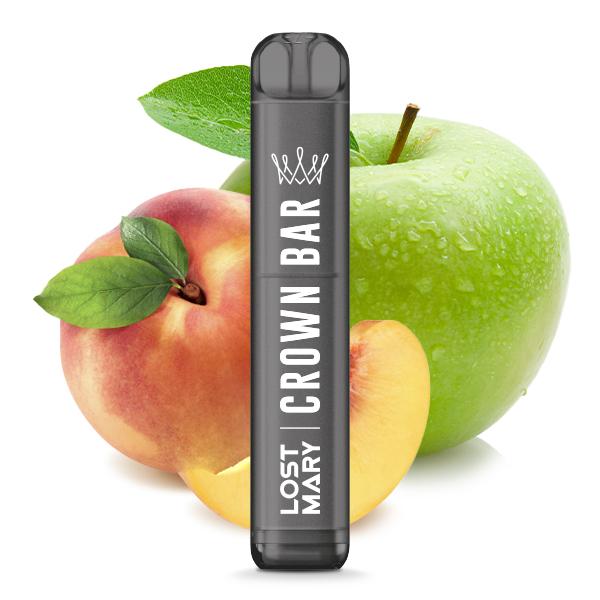 Crown Bar by Al Fakher X Lost Mary Einweg E-Zigarette - Peach Green Apple