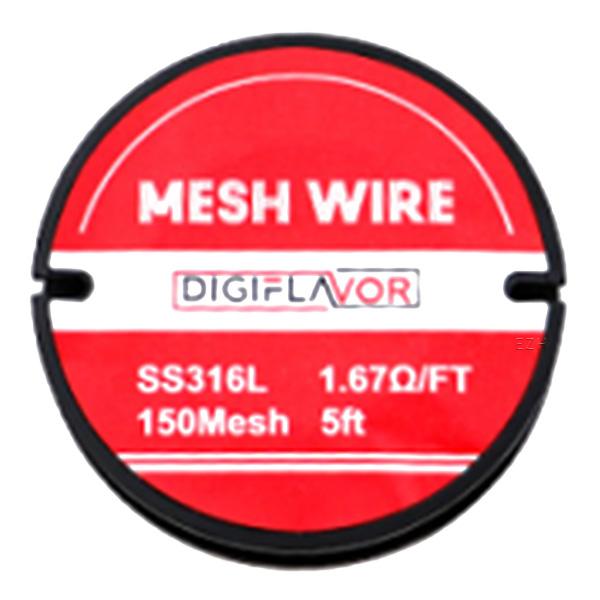 Digiflavor 1.5 Meter SS316L Mesh Wire 150 Wickeldraht