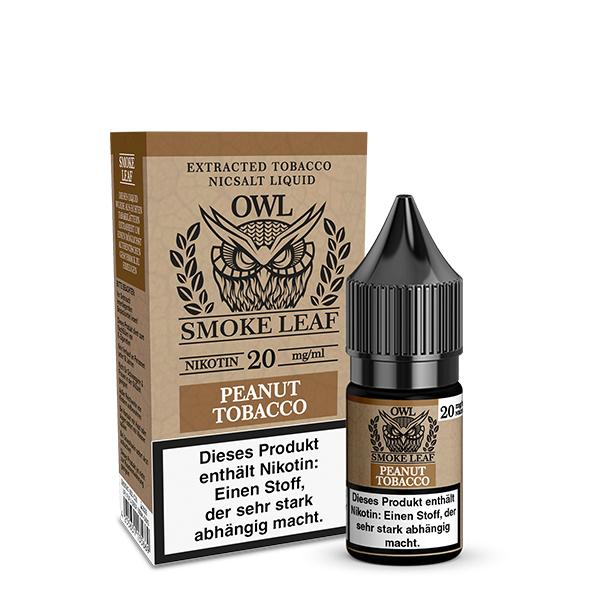 OWL SMOKE LEAF Peanut Tobacco Nikotinsalz Liquid 10 ml