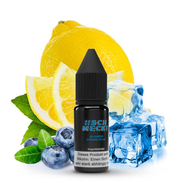 HASHTAG Schmeckt Blaubeere Zitrone on Ice Nikotinsalz Liquid 10 ml