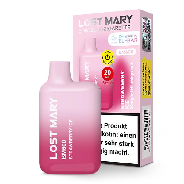 Lost Mary BM600 CP Einweg E-Zigarette - Strawberry Ice