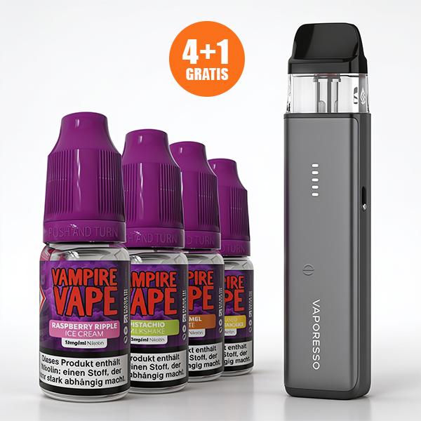 VAMPIRE VAPE Dessert Collection Liquid Promo 4 + 1 Xros 6 Mini Gratis Bundle