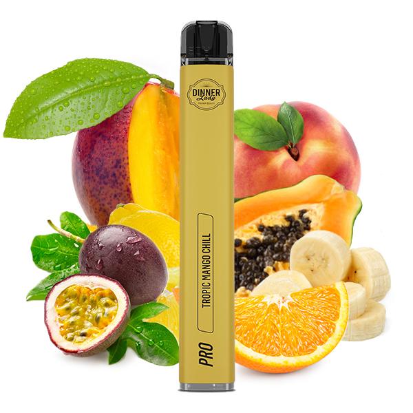 Dinner Lady Vape Pen Pro Einweg E-Zigarette - Tropic Mango Chill