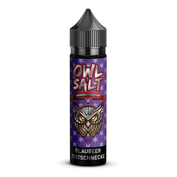 OWL SALT Weihnachtsedition Blaubeer Zimtschnecke Aroma 10ml
