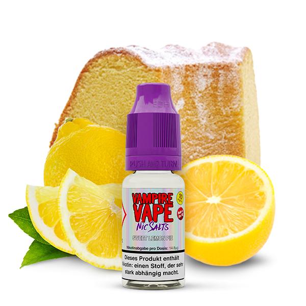 VAMPIRE VAPE Nic Salts Sweet Lemon Pie Nikotinsalz Liquid 10 ml