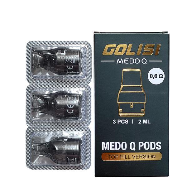 3x Golisi Medo Q Pod Tank Verdampfer - Top Fill