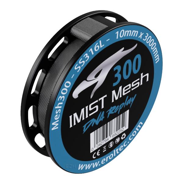 IMIST 3 Meter SS316L V4A Premium Mesh Wire 300 Wickeldraht - 10 mm