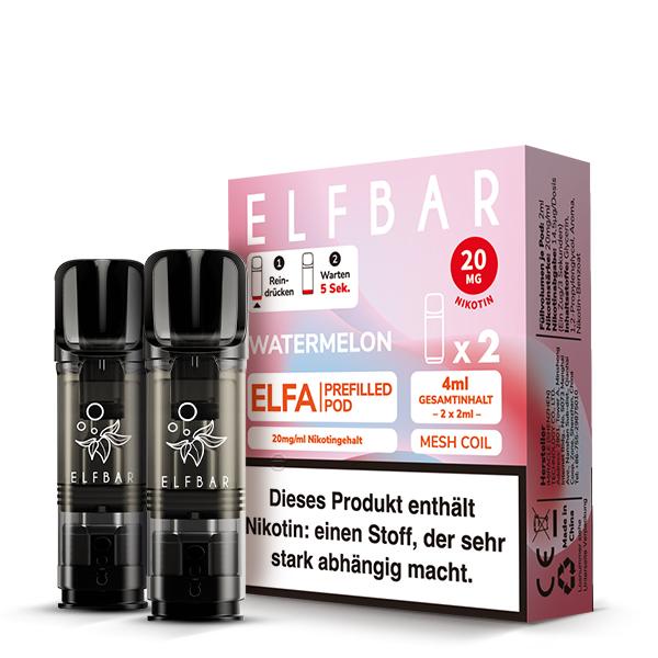 2x Elfbar ELFA Pod - Watermelon