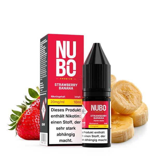 NUBO Strawberry Banana Nikotinsalz Liquid 10 ml