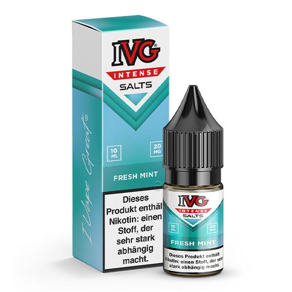 IVG INTENSE Fresh Mint Nikotinsalz Liquid 10 ml