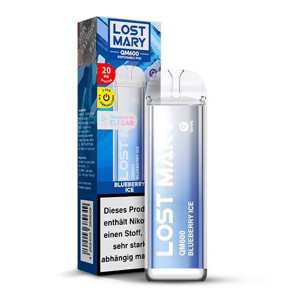 Lost Mary QM600 Einweg E-Zigarette - Blueberry Ice
