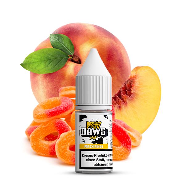 BAREHEAD Raws Peach Rings Nikotinsalz Liquid 10 ml