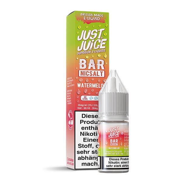 JUST JUICE BAR RANGE Watermelon Nikotinsalz Liquid 10 ml