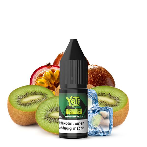 YETI OVERDOSED Kiwi Passionfruit Ice Nikotinsalz Liquid 10 ml