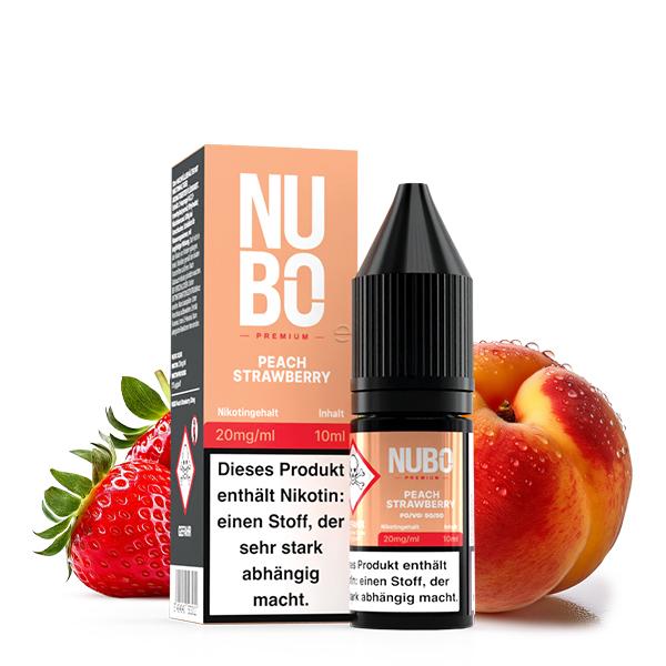 NUBO Peach Strawberry Nikotinsalz Liquid 10 ml