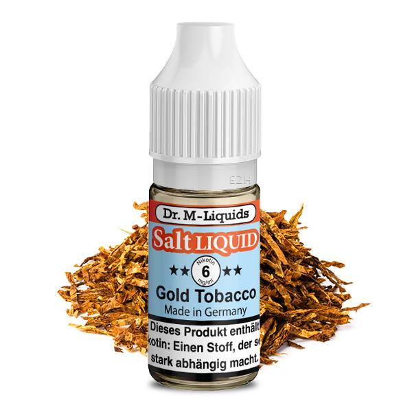 DR. M Gold Tobacco Nikotinsalz Liquid 10ml