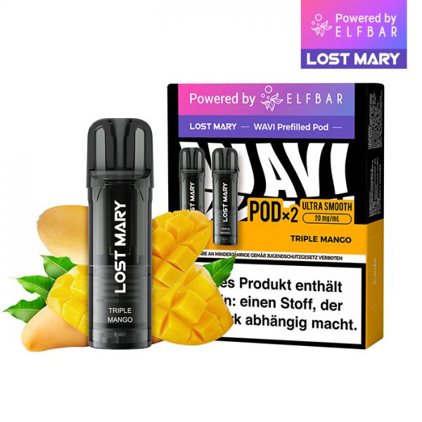 2x Lost Mary Wavi Pod - Triple Mango