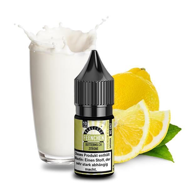 NEBELFEE Buttermilch Zitrone Feenchen Nikotinsalz Liquid 10ml