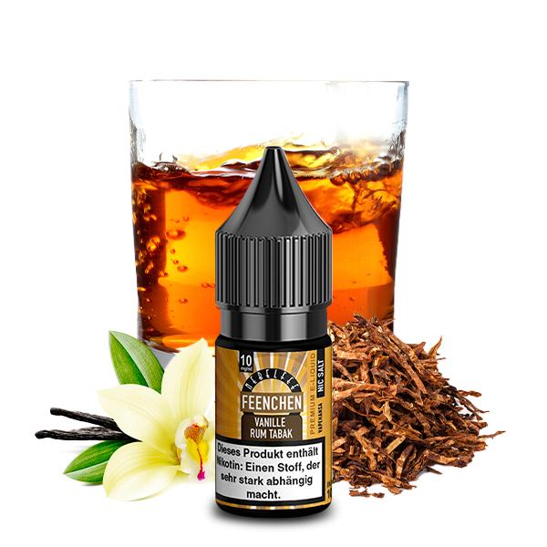 NEBELFEE Vanille Rum Tabak Feenchen Nikotinsalz Liquid 10ml