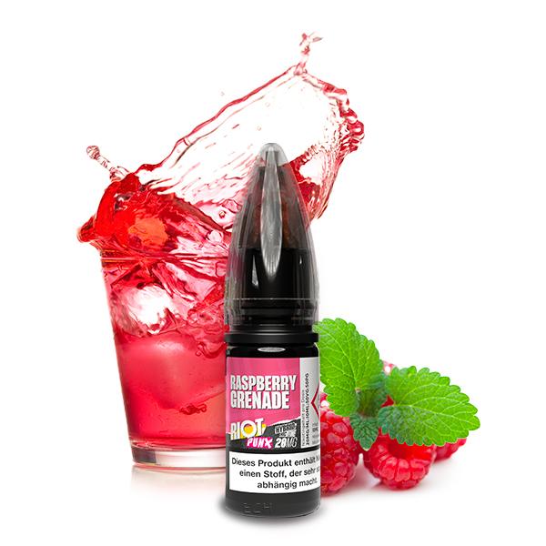 RIOT SQUAD PUNX Raspberry Grenade Nikotinsalz Liquid 10 ml
