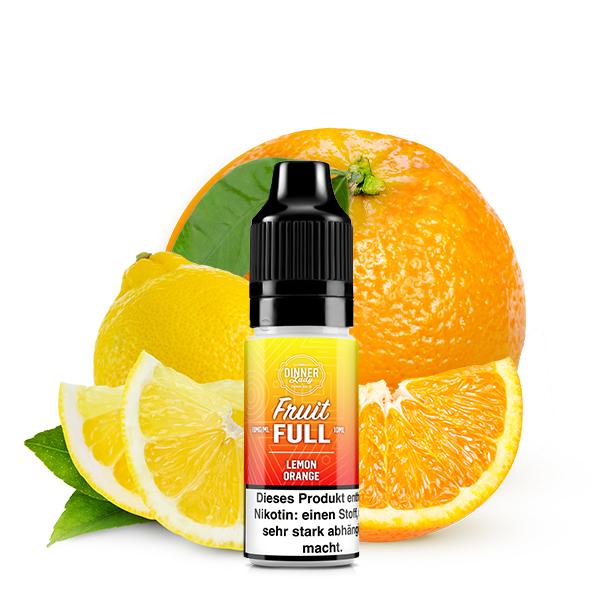 DINNER LADY FRUIT FULL Lemon Orange Nikotinsalz Liquid 10 ml
