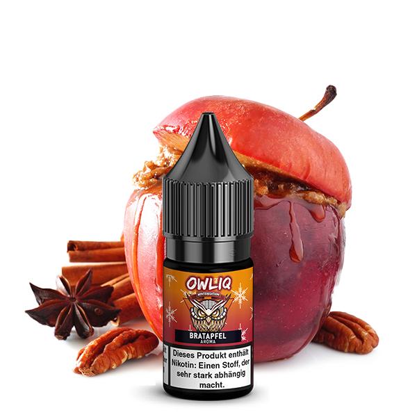 OWLIQ Winteredition Bratapfel Nikotinsalz Liquid 10 ml