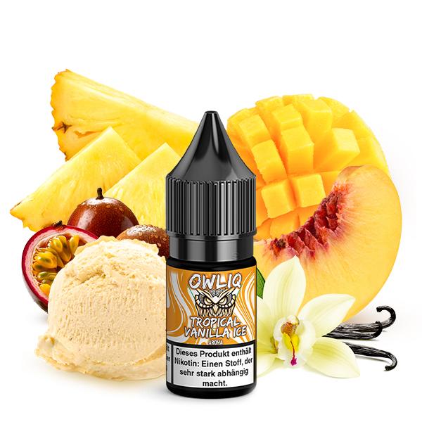 OWLIQ Tropical Vanilla Ice Nikotinsalz Liquid 10 ml