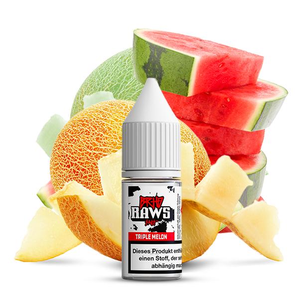 BAREHEAD Raws Triple Melon Nikotinsalz Liquid 10 ml