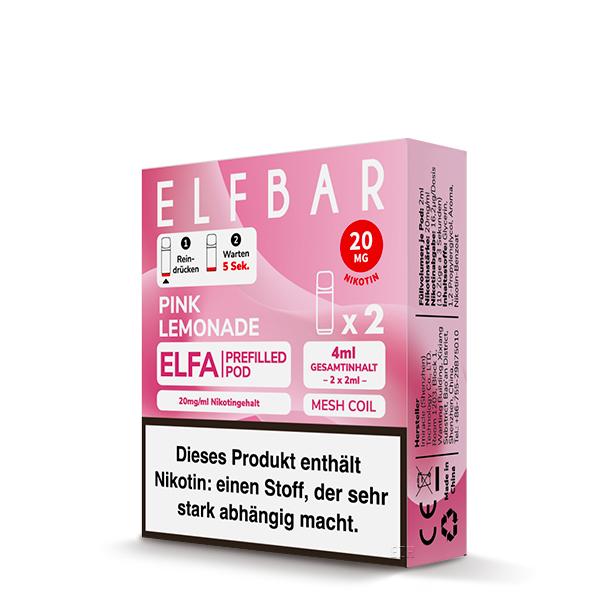 2x Elfbar ELFA Pod - Pink Lemonade