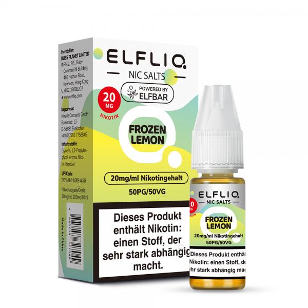 ELFBAR ELFLIQ Frozen Lemon Nikotinsalz Liquid 10 ml
