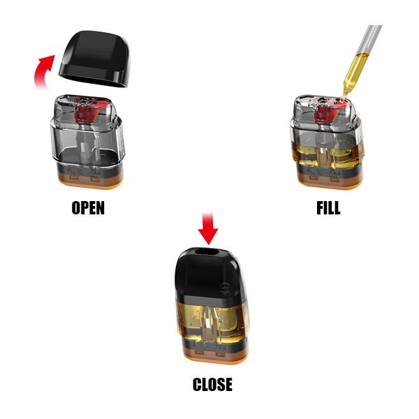 3x OXVA Xlim EZ Pod Tank Verdampfer