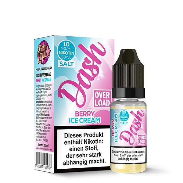 DASH LIQUIDS OVERLOAD Berry Ice Cream Nikotinsalz Liquid 10ml