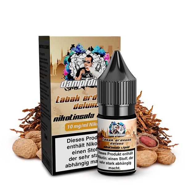 DAMPFDIDAS Tabak Erdnuss Deluxe Nikotinsalz Liquid 10 ml
