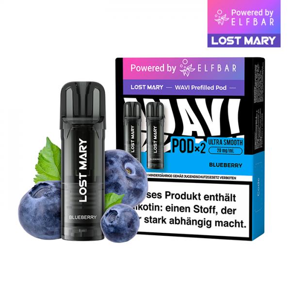 2x Lost Mary Wavi Pod - Blueberry