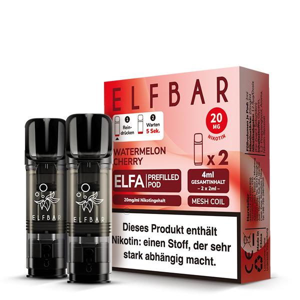 2x Elfbar ELFA Pod - Watermelon Cherry