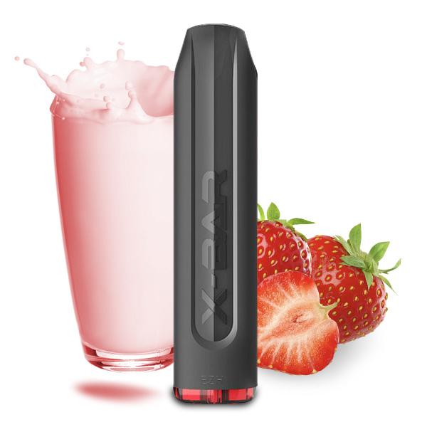 X-BAR Einweg E-Zigarette - Strawberry Milkshake