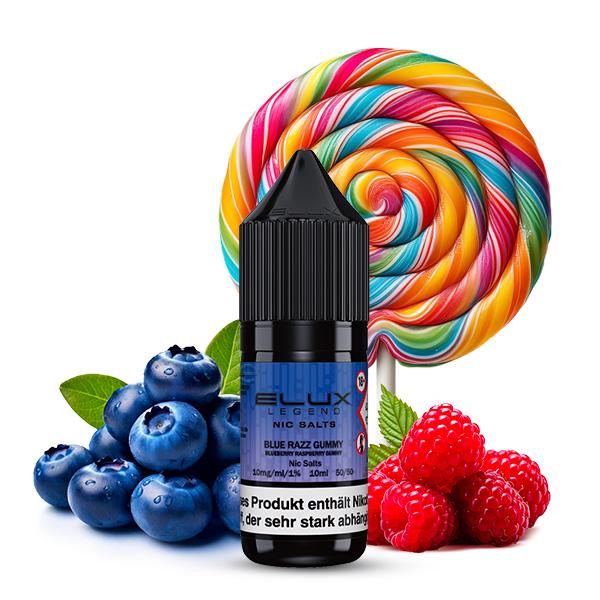 ELUX Blue Razz Gummy Nikotinsalz Liquid 10 ml